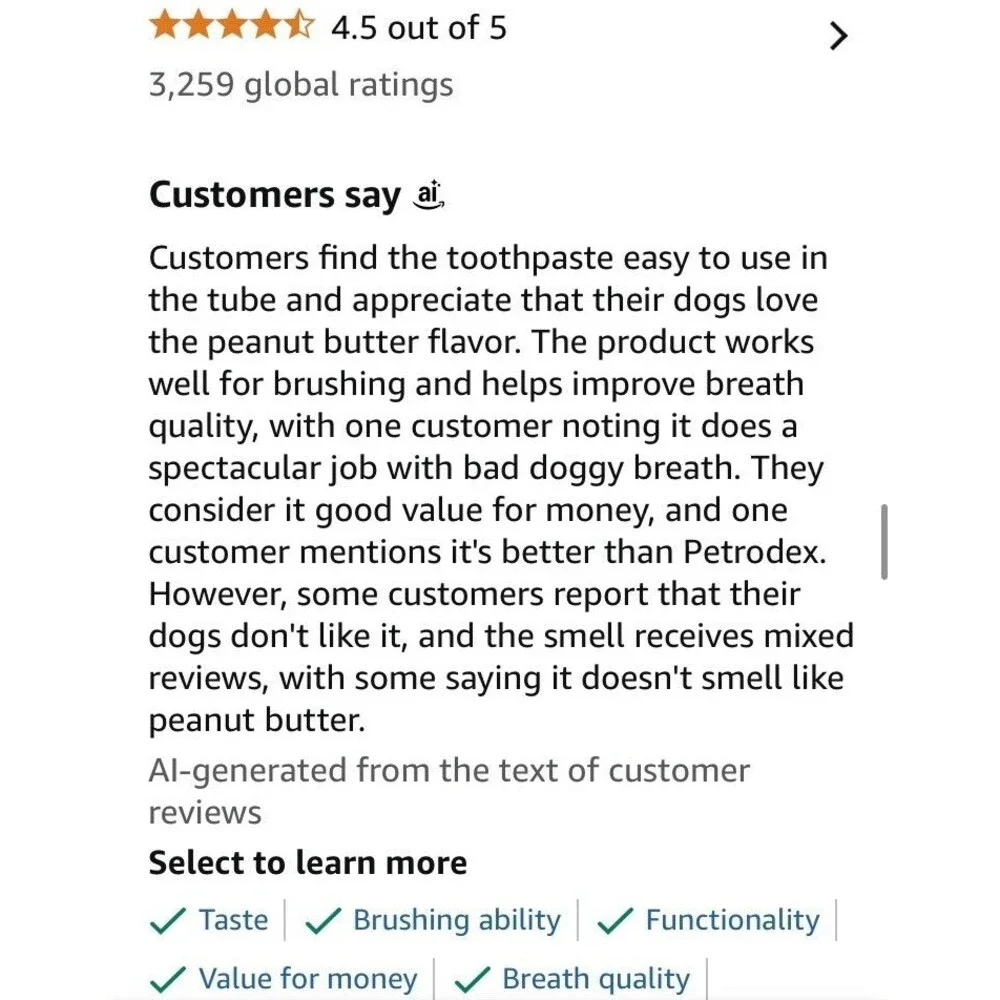 Arm & Hammer Complete Care Enzymatic Dog Toothpaste, 6.2 oz (Pack of 2